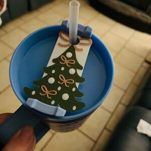 Christmas Tree with Bows Stanley Cup Topper Custom Made Design